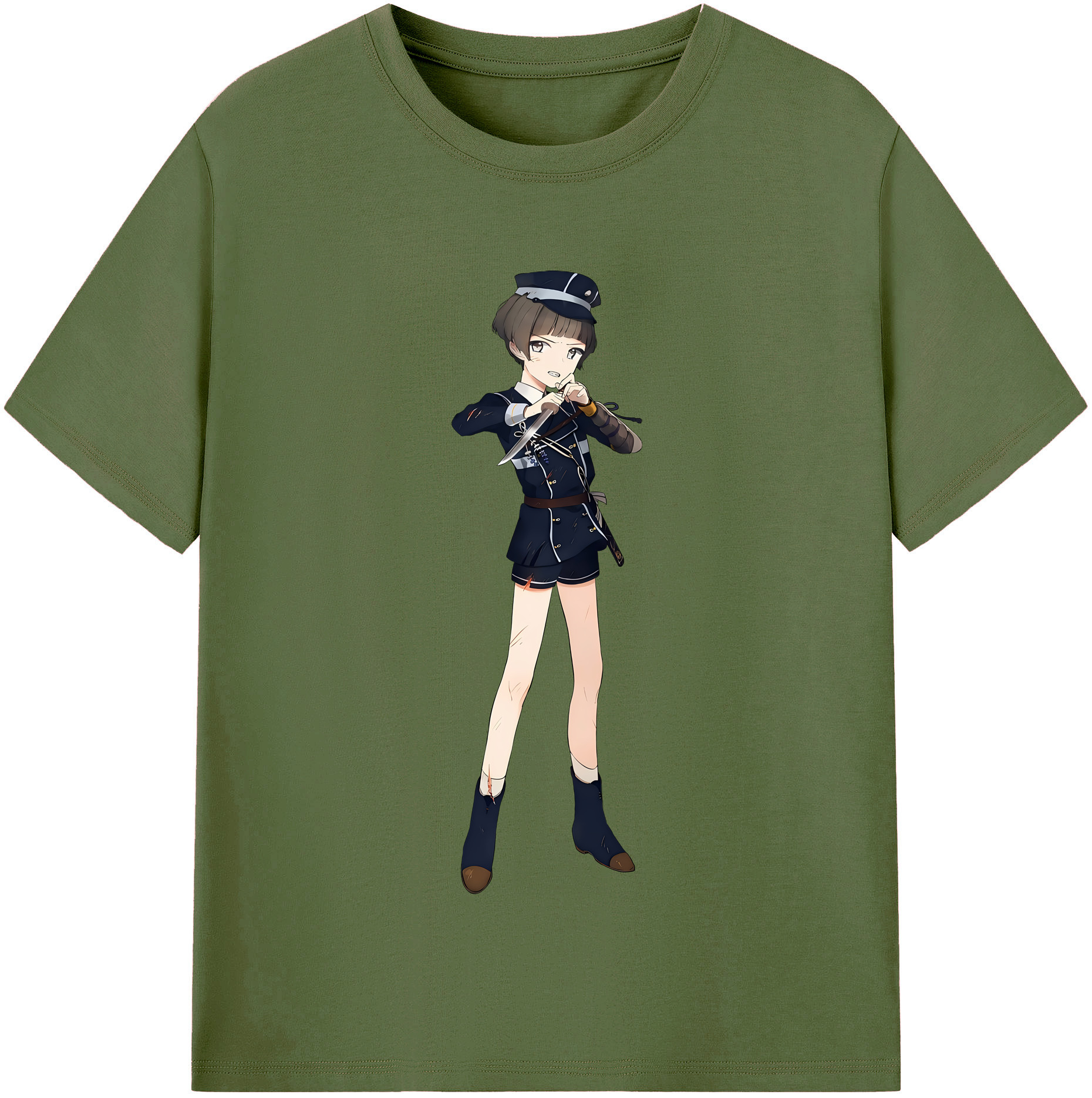 （画像用） 刀剣乱舞 Touken Ranbu 綿100％半袖Tシャツ（フロントプリント）